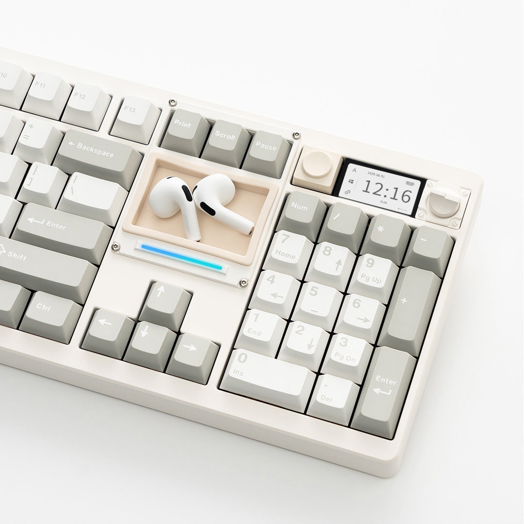 海外製ND104メカニカルキーボード 本体 テンキー付き ディスプレイ搭載 Chilkey ND104 Keyboard