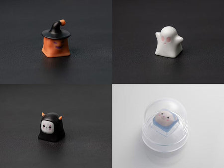 Halloween-themed keycaps-4 Pcs