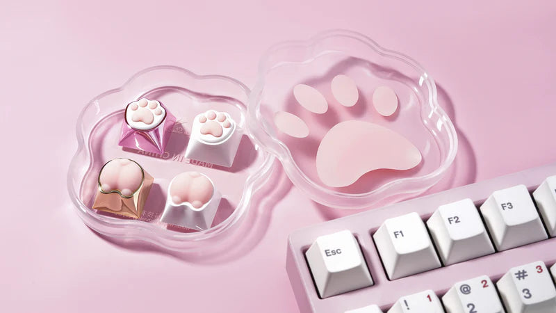[In Stock] Kitty & Corgi Artisan Keycaps Pack-4 Pcs