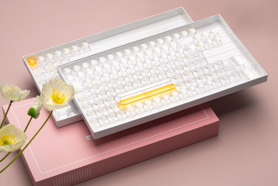 Glazed Yellow Keycaps