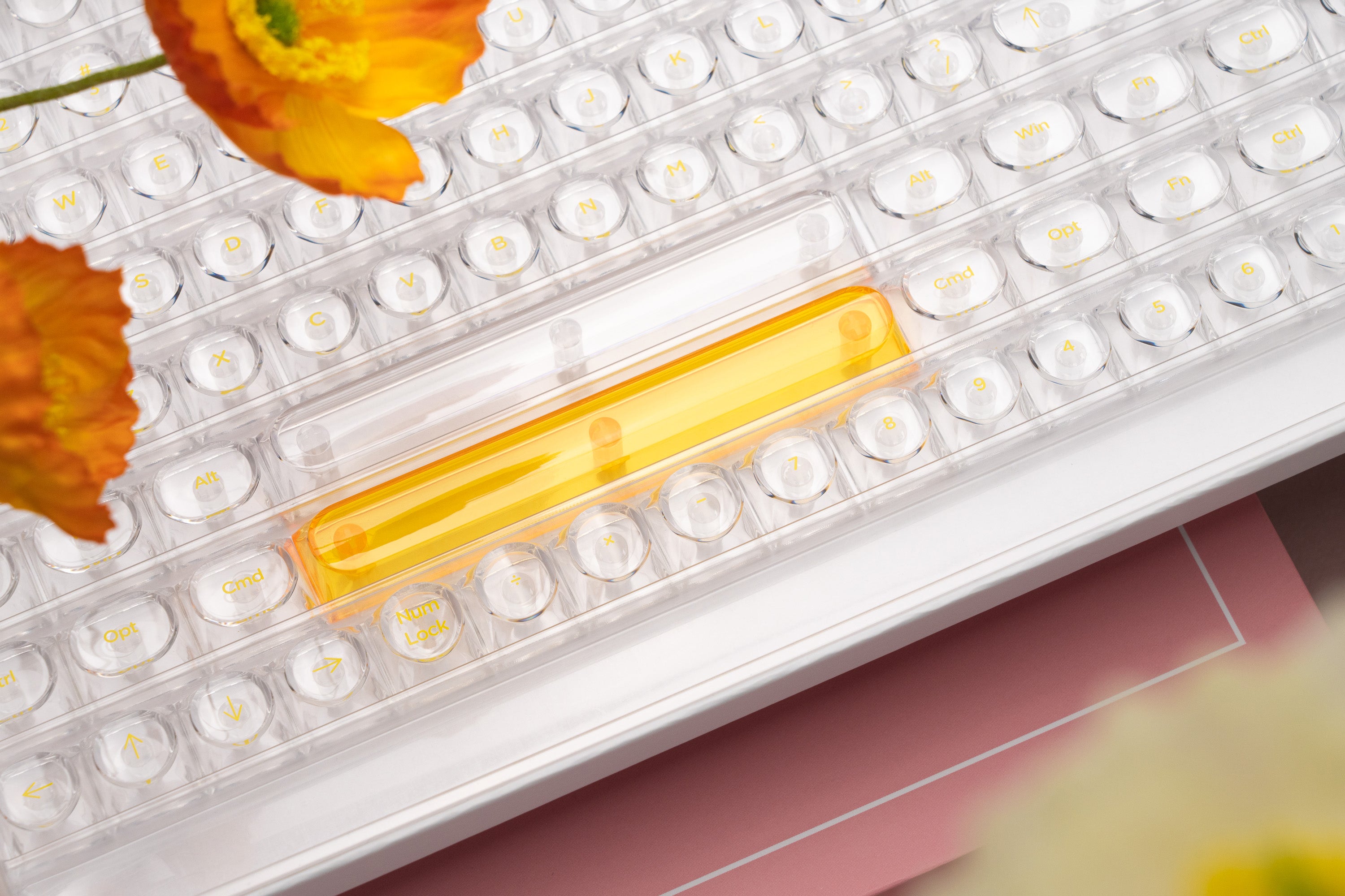 Chilkey Glazed Yellow 170 Key DDA Profile Dye Sub PC Keycap Set - Thumbnail 5