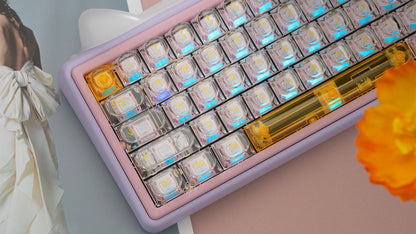 Glazed Yellow Keycaps