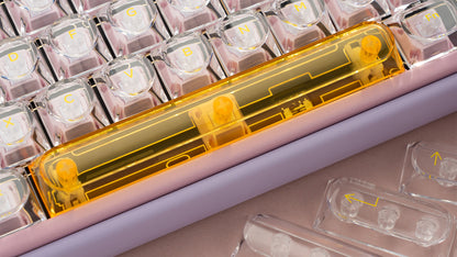 Glazed Yellow Keycaps