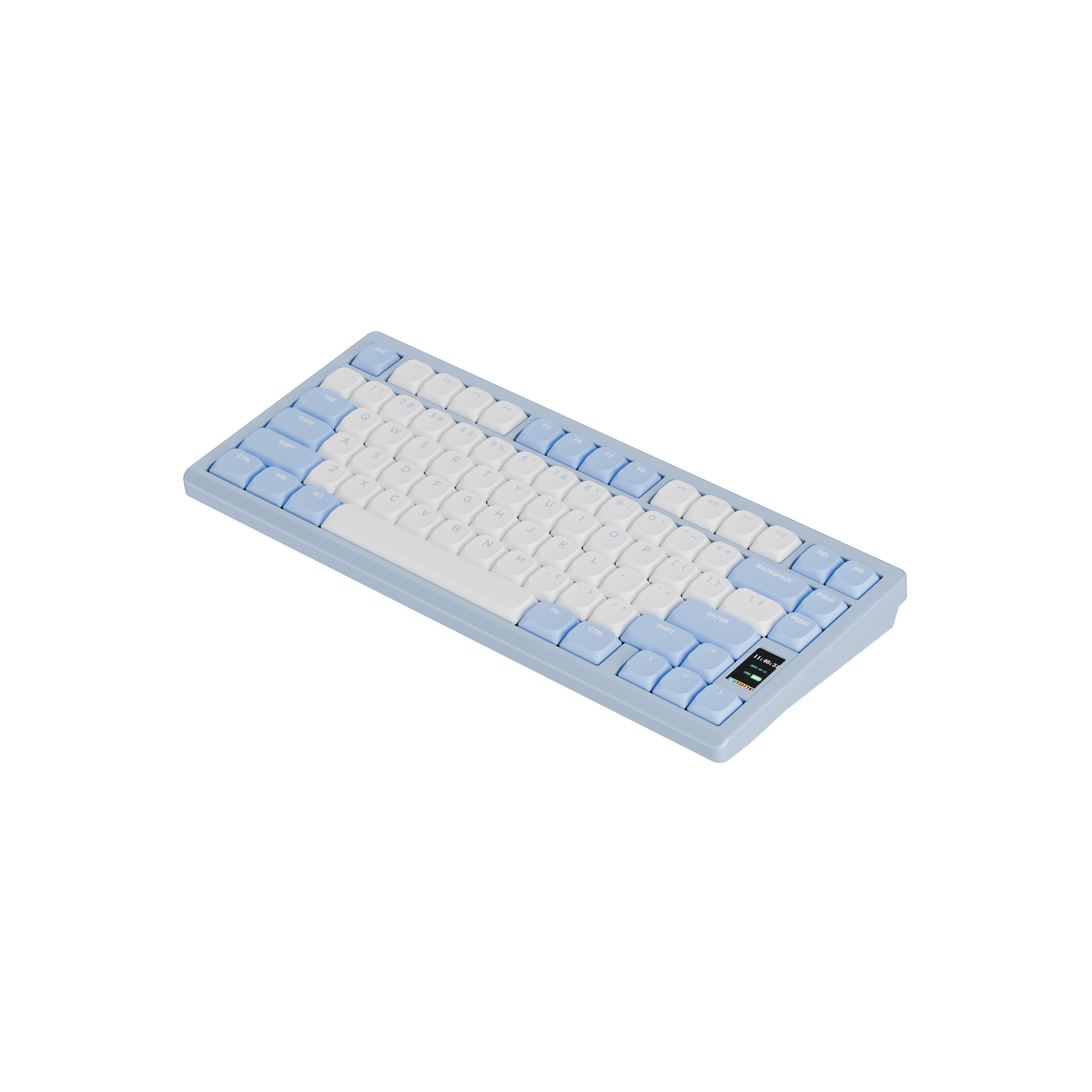 Chilkey ND75 LP Aluminum Hotswap Wireless RGB Low Profile Keyboard - Thumbnail 3