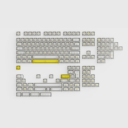 Glazed Yellow Keycaps